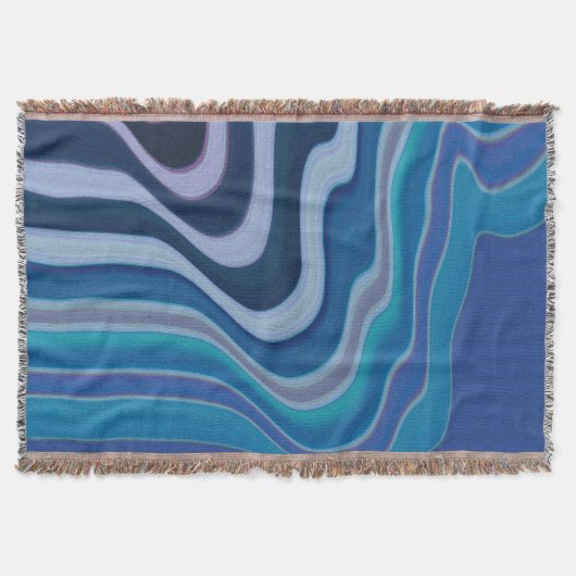 Blue Wave Deken (Voorkant)