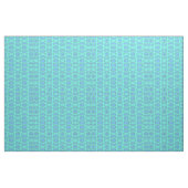 Blue Wave Diamond Geometric Print Pattern Fabric Stof (Yard (91,4 cm))