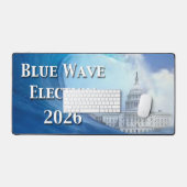 Blue Wave Election 2026 Bureaumat (Keyboard & Muis)