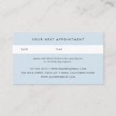 Blue Wave Geode | Benoemingskaart Afsprakenkaartje (Achterkant)