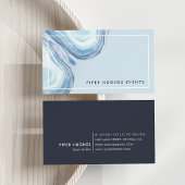 Blue Wave Geode Visitekaartje