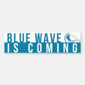 Blue Wave komt eraan Bumpersticker