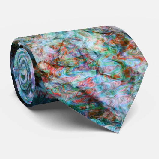 Blue Wave Lightning Stropdas (Opgerold)