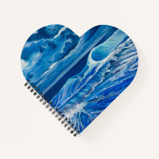 Blue Wave Love Notitieboek