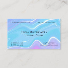 Blue Wave Marble Liquid Art