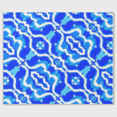 Blue wave minted art cadeaupapier (Vlak)