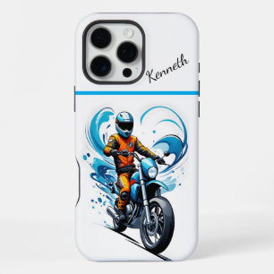 Blue Wave Motorrit iPhone 16 Pro Max Hoesje