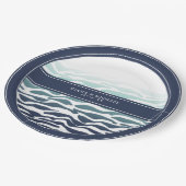 Blue Wave Wedding ID836 Papieren Bordje (Gekanteld)