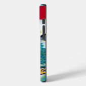 Blue Waves Green Dragon Red Sun Skateboard Case-Mate iPhone Case (Achterkant / Links)