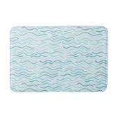 Blue Waves Ocean Badkamer Decor Badmat (Voorkant)