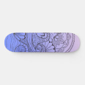 blue waves skateboard (Horizontaal)