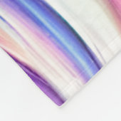 Blue Waves Twirls and Swirls Pattern Fleece Deken (Hoek)