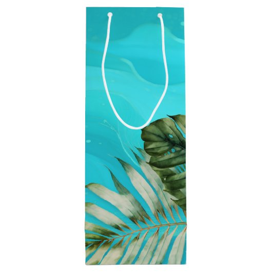 Blue Waves Wedding shower Party Favoriser Sac cade (Dos)