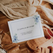 Blue Wedding Envelope Adres Sjabloon