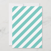 Blue Whale Birthday Invitation Kaart (Achterkant)