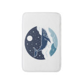 Blue Whale Dream Badmat (Voorkant Verticaal)