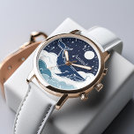 Blue Whale Dream Customisé<br><div class="desc">Illustration en gros d'une baleine bleue flottant au-dessus des nuages sous un ciel bleu.</div>