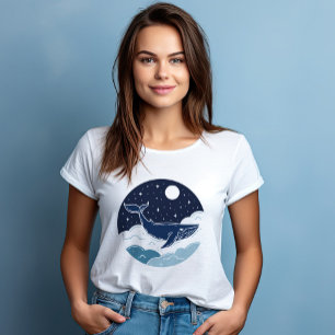 Blue Whale Dream T-shirt