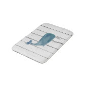 Blue Whale Shiplap Badkamer Decor Badmat (Gekanteld)
