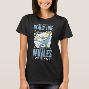 Blue Whale Tail Humpback Whales citeert net Anima T-shirt