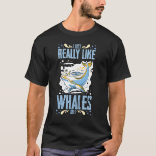 Blue Whale Tail Humpback Whales citeert net Anima T-shirt