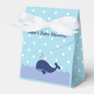 Blue Whale Theme Boy Baby shower Favor Box! Bedankdoosjes
