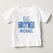Blue Whimsical Cute Modern Brother Brother (Voorkant)