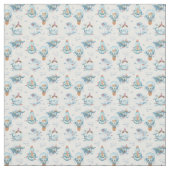 Blue Whimsical Nursery Fabric Stof (Swatch)