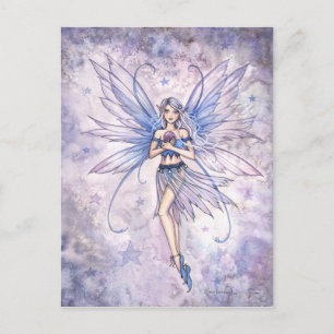 Blue Whisper Fairy Briefkaart
