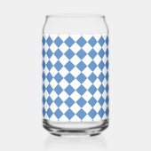 Blue White Checker Diamond Pattern (Recto)