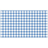 Blue White Checker Diamond Pattern Tafelkleed (Voorkant (Horizontaal))