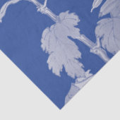 Blue White  Chinoiserie Floral Pattern Tissuepapier (Detail)
