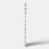 Blue white dala horse iPhone case (Achterkant / Rechts)