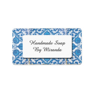 Blue White Delft Cornflower - Etiketten voor aange