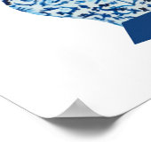 Blue White Ginger Jar Art Print poster (Hoek)