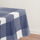 Blue White Gingham Pattern Tafelkleed (Voorbeeld)
