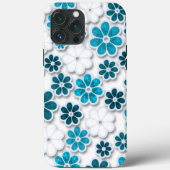 Blue White Hippie iPhone | 60s Hippie iPhone 13 Case-Mate iPhone Case (Achterkant)