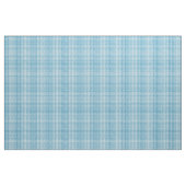 Blue White Houndstooth Pattern Fabric Stof (Yard (91,4 cm))