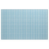 Blue White Houndstooth Pattern Fabric Stof (Fat Quarter)