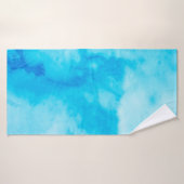Blue White marble texture with natural patternabst (Serviette de bain)