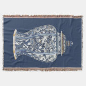 Blue & White Porcelain Vase by Vision Studio Deken (Voorkant)