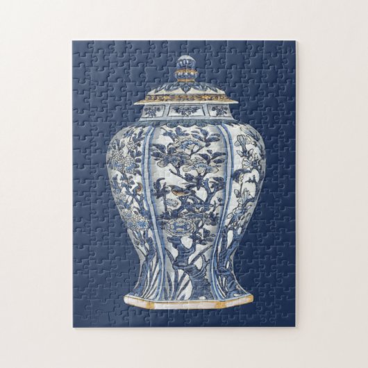Blue & White Porcelain Vase by Vision Studio Legpuzzel (Verticaal)
