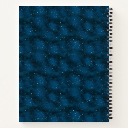 Blue & White Starry Night Celestial Dream Journal (Dos)