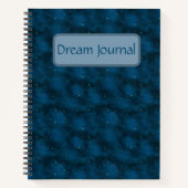 Blue & White Starry Night Celestial Dream Journal (Devant)