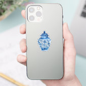 Blue white stickers (Telefoon)