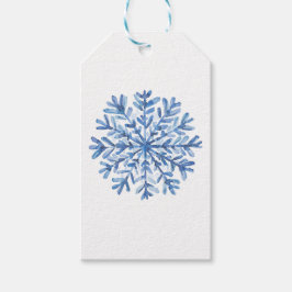 Blue white stickers  cadeaulabel