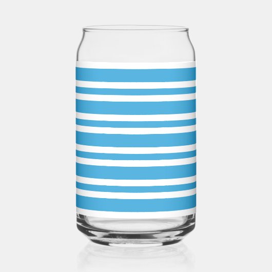 Blue White Stripes Pattern (Recto)
