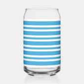 Blue White Stripes Pattern (Droite)