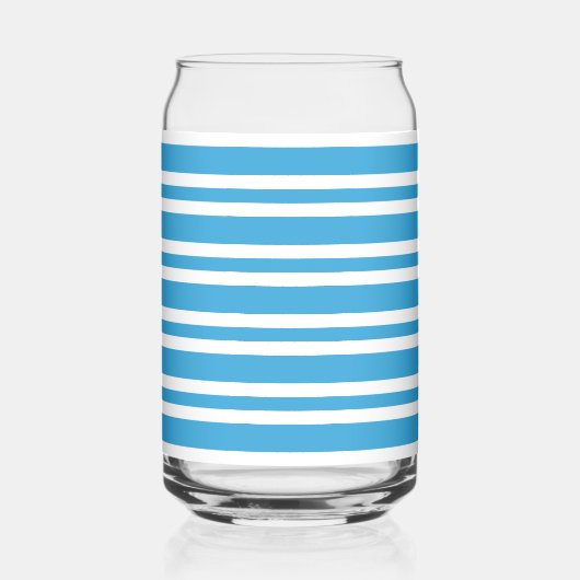 Blue White Stripes Pattern (Droite)
