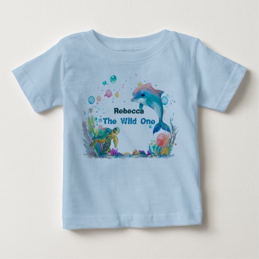 Blue Wild One, Oceanic Adventure party T-shirt (Devant)